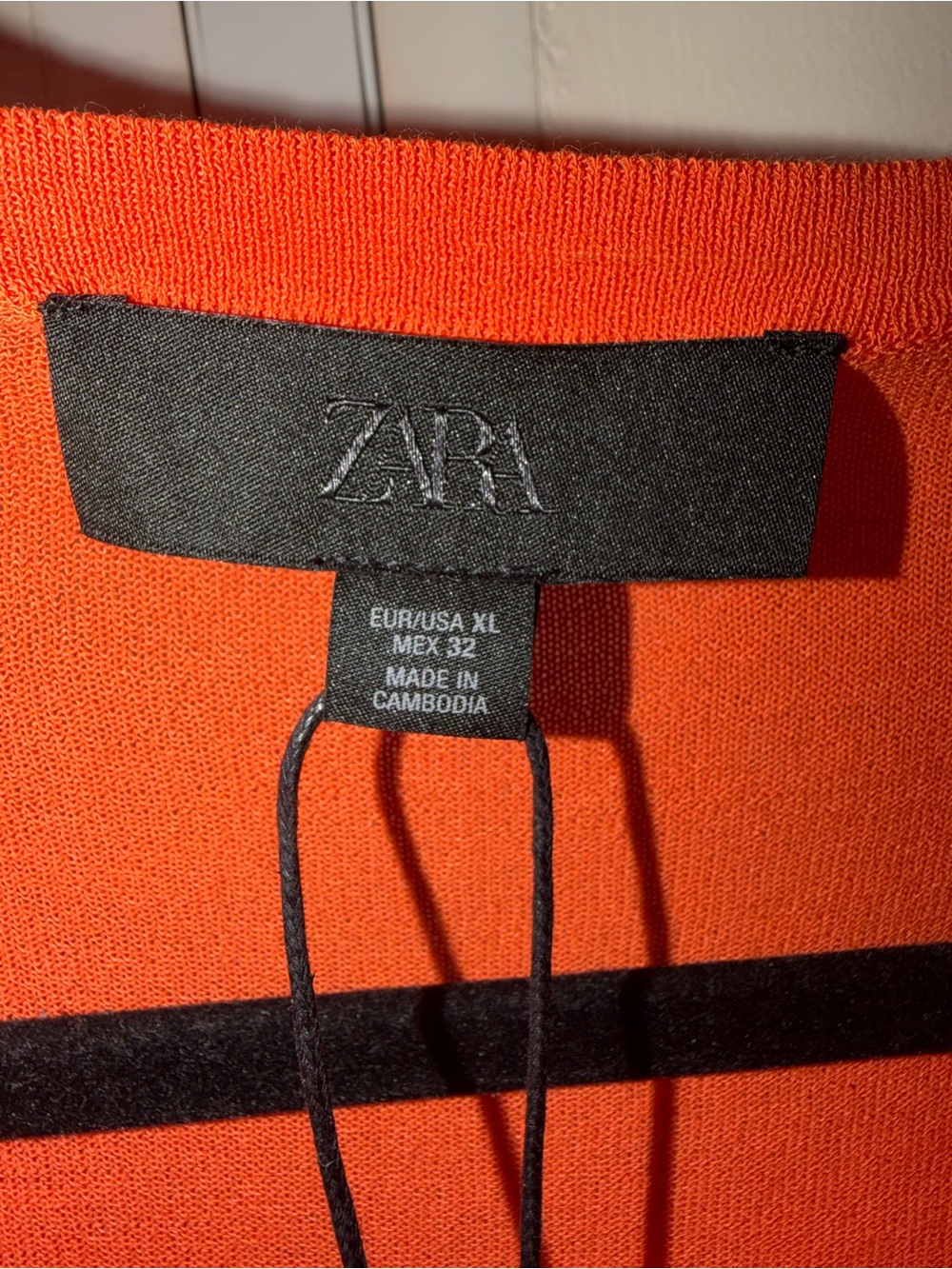 Only Women Bright Orange Crewneck Sweater